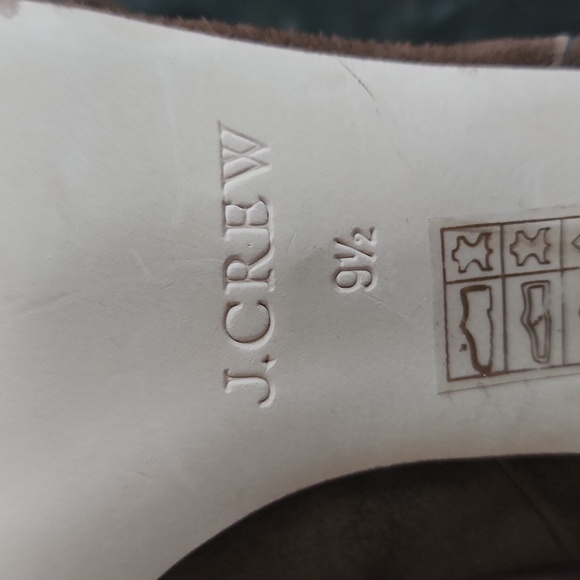 Women's J. Crew Brown Suede Boots Size 9.5 - Picture 7 of 11